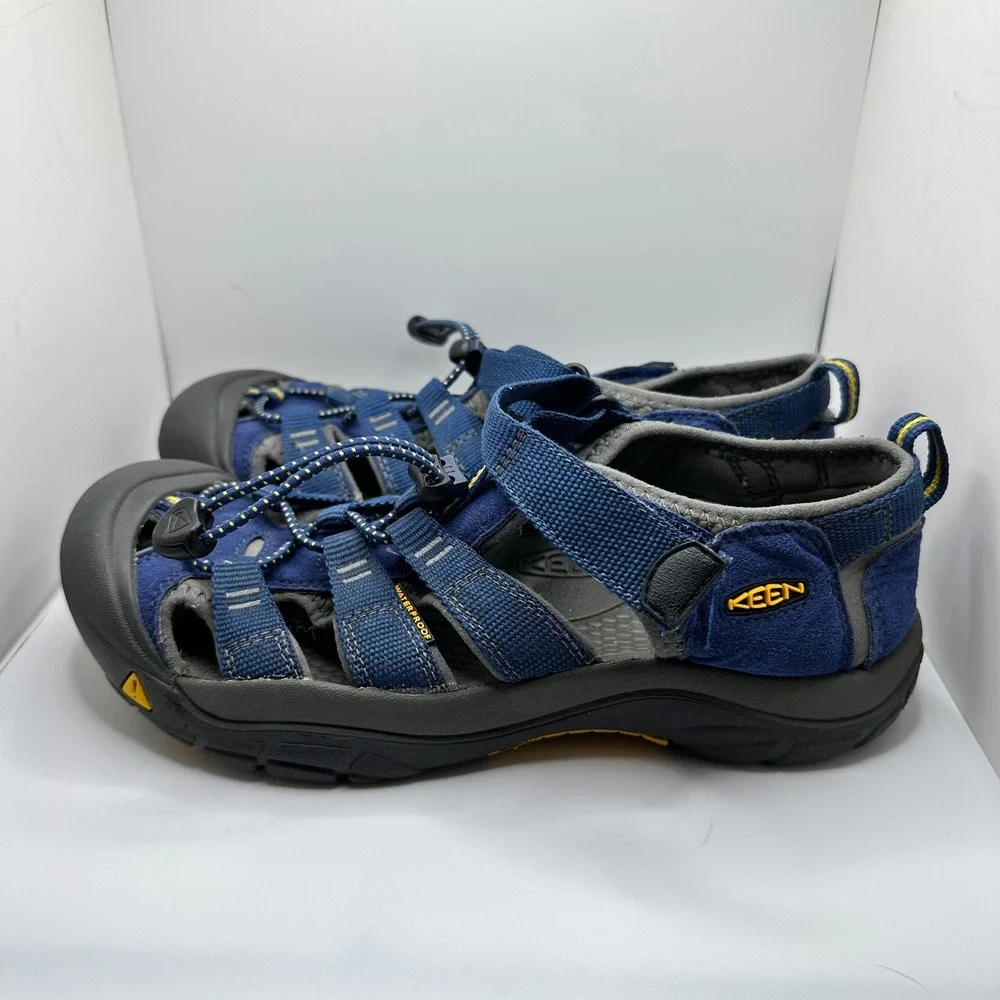 Keen Newport H2 size 6 Blue Yellow Waterproof Hiking Sport Sandals 1009962